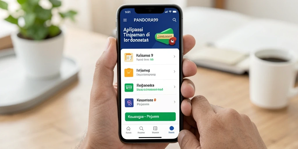 Tampilan antarmuka pengguna PANDORA99 yang sederhana dan intuitif.